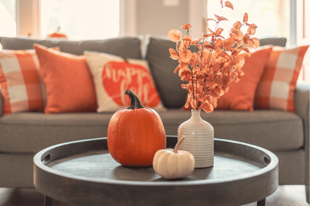 Cottage home decor for autumn is a great way to celebrate the season.