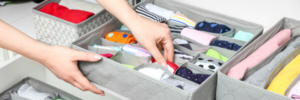 Organizing is a significant part of downsizing.