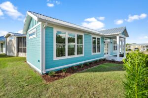 florida model home in simple life cottage communtity