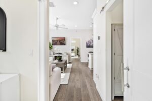 hallway in new build cottage home oxford florida