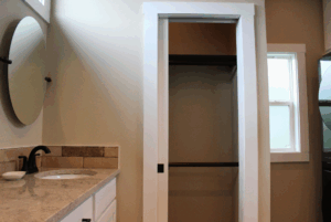 closet in en-suite bathroom