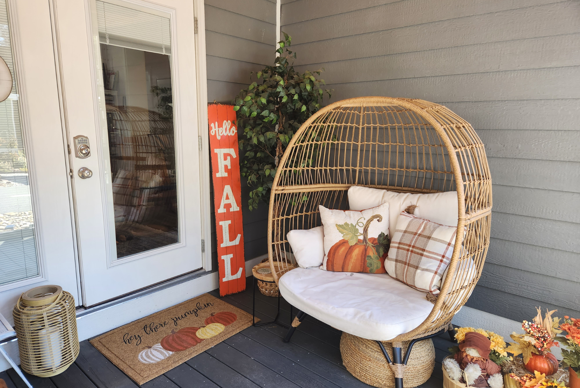 entrance of tiny home