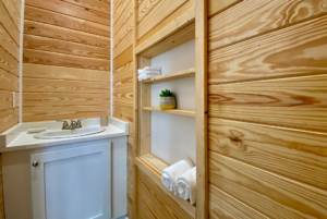 half bathroom in tiny home available in Hendersonville nc