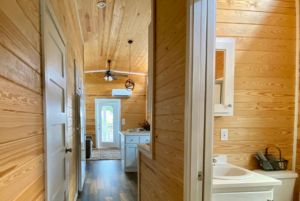 zion floorplan tiny home for sale near asheville hallway