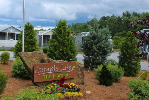 The Hamlet entrance sign