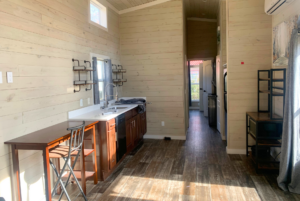 Interior of tiny home - 63 Two Swans Lane