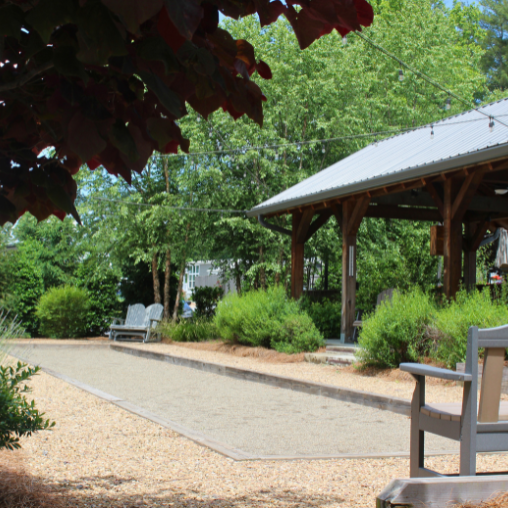 North Carolina Bocce ball court.