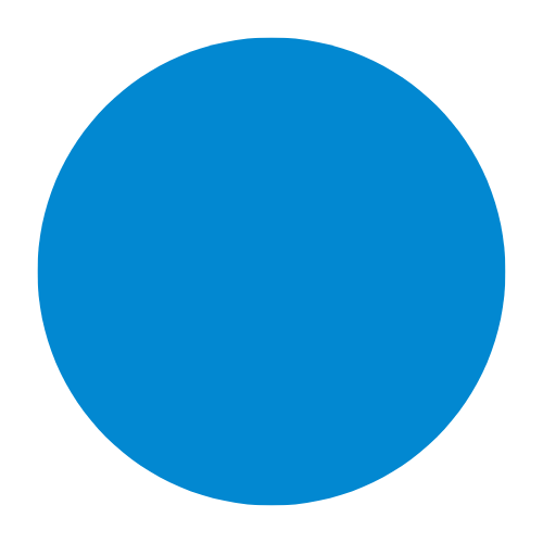 blue circle