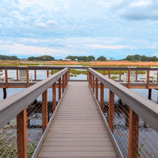 Lakeshore observation deck