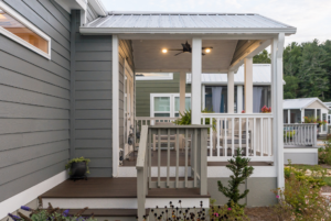 Covered porch access