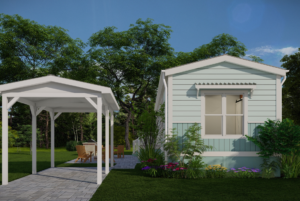 tiny home available in central florida with carport option