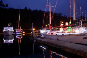 Holiday Decor Boat