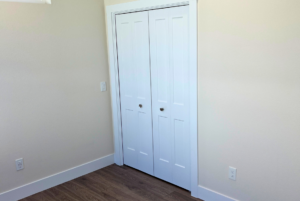 large closet in bedroom