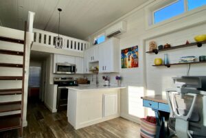 View of kitchen with full size appliances