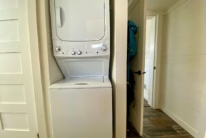 stackable washer and dryer included with tiy home