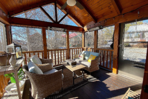 enclosed porch