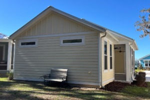 Yard space of cottage home for sale in oxford florida