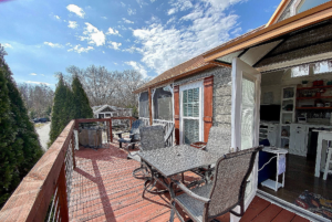 Large deck attached to tiny home