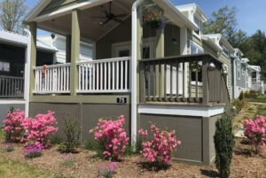 front view of tiny home