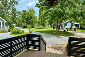 view from front porch