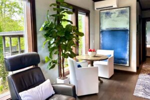 view from the living room