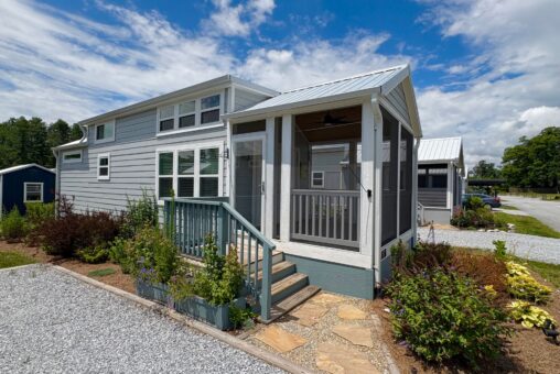 Front of tiny home