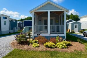 straight view of tiny home
