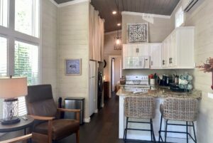 interior of tiny home