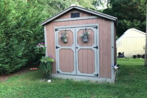 another photo of outside storage shed