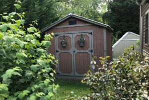 farther view of shed
