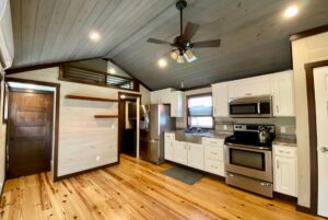 another angle of the kitchen
