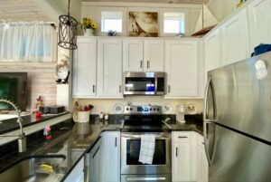 fully stocked kitchen