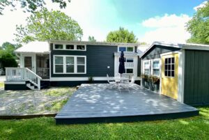 tiny home with deck