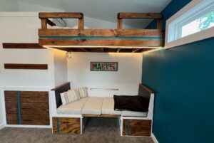 another view of loft area