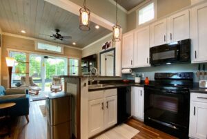 open concept kitchen