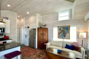 tiny home living area