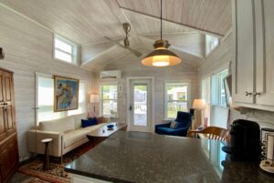 tiny home open living and kitchen
