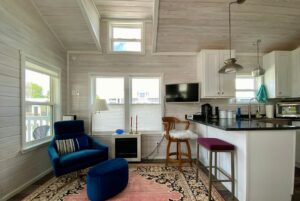 sitting area in tiny home