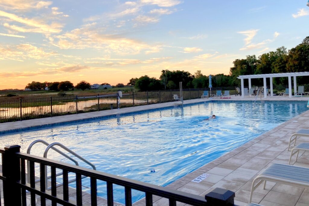 Community pool at Lakeshore by Simple Life.