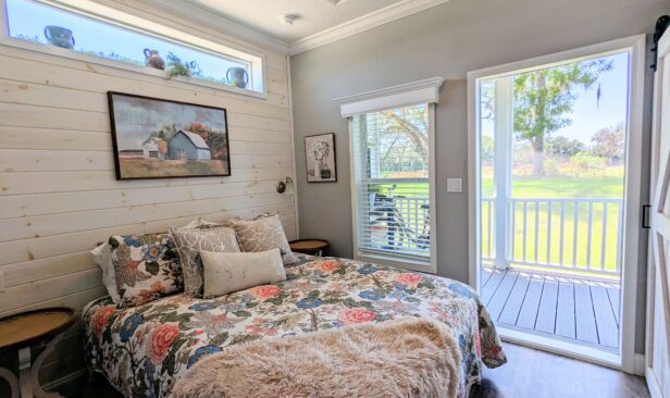 12063 Lakeshore Way - Bedroom with view on porch